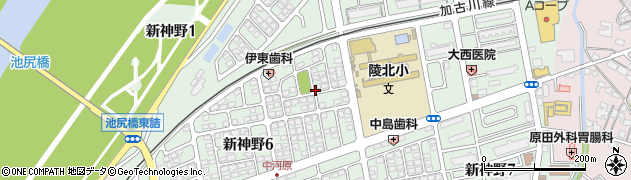 辻ヶ内公園周辺の地図