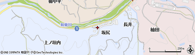 京都府和束町（相楽郡）撰原（坂尻）周辺の地図