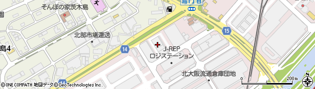 大阪アパレルファッションセンター　協組周辺の地図