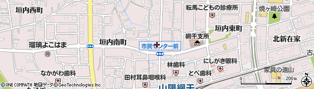 兵庫県姫路市網干区垣内南町2037周辺の地図
