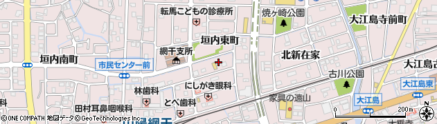 兵庫県姫路市網干区垣内東町64-2周辺の地図