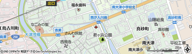 兵庫県姫路市大津区周辺の地図