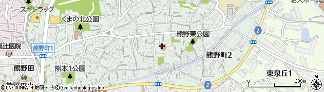 熊野田中央会館周辺の地図