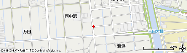愛知県西尾市吉良町吉田（取浜）周辺の地図