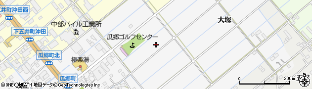 愛知県豊橋市瓜郷町（埋田）周辺の地図