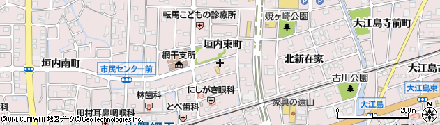 兵庫県姫路市網干区垣内東町64-1周辺の地図