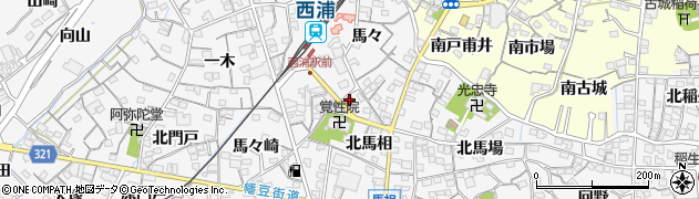 三河西浦郵便局 ＡＴＭ周辺の地図