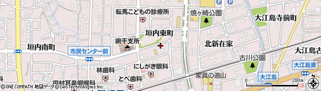 兵庫県姫路市網干区垣内東町75周辺の地図