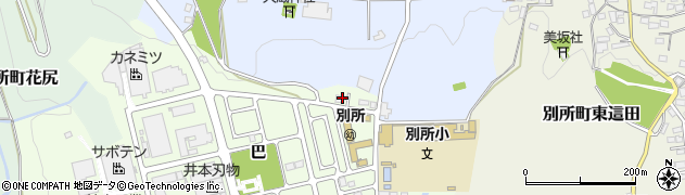 兵庫県三木市別所町巴68周辺の地図