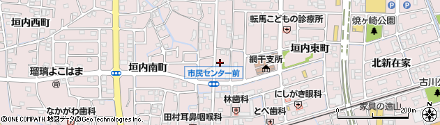 兵庫県姫路市網干区垣内中町144周辺の地図
