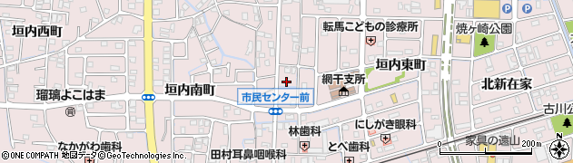 兵庫県姫路市網干区垣内中町150周辺の地図