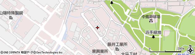 兵庫県姫路市飾磨区中島3429周辺の地図