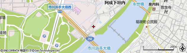兵庫県姫路市飾磨区中島2757周辺の地図