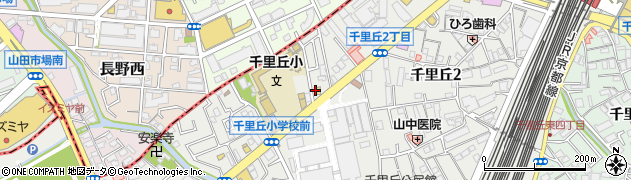 王将　フードサービス千里丘店周辺の地図