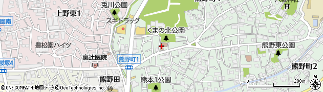 熊野田会館周辺の地図