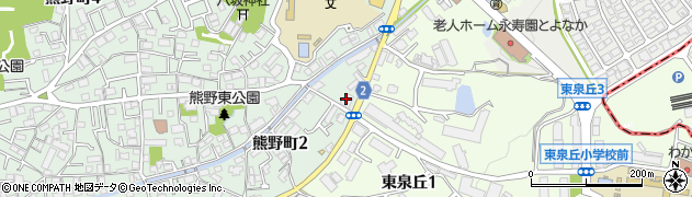 ほっかほっか亭　熊野町店周辺の地図
