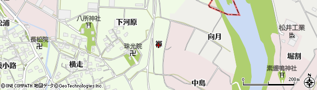 愛知県豊橋市大村町（褌）周辺の地図