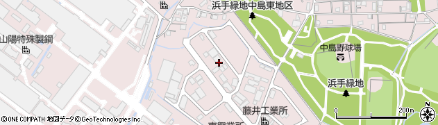 兵庫県姫路市飾磨区中島3450周辺の地図