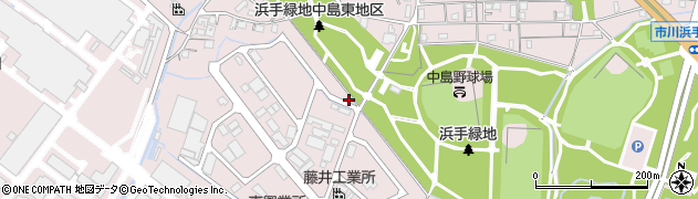 兵庫県姫路市飾磨区中島3469周辺の地図