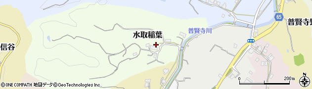 京都府京田辺市水取稲葉周辺の地図