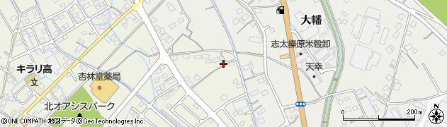 静岡県吉田町（榛原郡）大幡周辺の地図