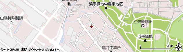 兵庫県姫路市飾磨区中島3449周辺の地図