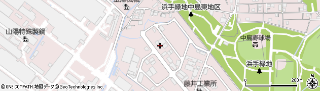 兵庫県姫路市飾磨区中島3430周辺の地図