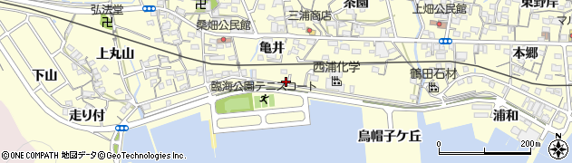 愛知県西尾市東幡豆町烏帽子ケ丘27周辺の地図