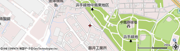 兵庫県姫路市飾磨区中島3468周辺の地図