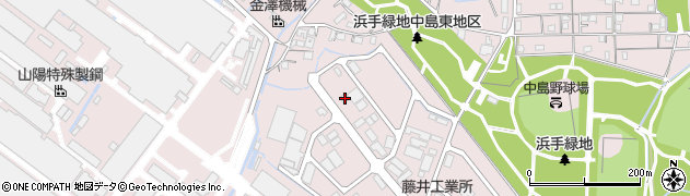 兵庫県姫路市飾磨区中島3432周辺の地図