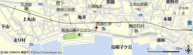 愛知県西尾市東幡豆町烏帽子ケ丘18周辺の地図