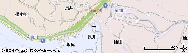 京都府和束町（相楽郡）撰原（長井）周辺の地図