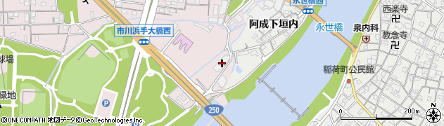 兵庫県姫路市飾磨区中島2740周辺の地図