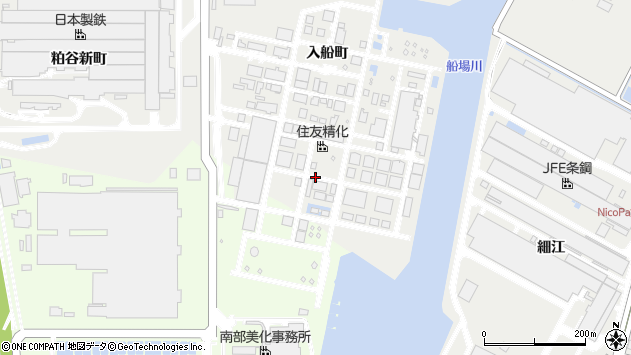 〒672-8076 兵庫県姫路市飾磨区入船町の地図