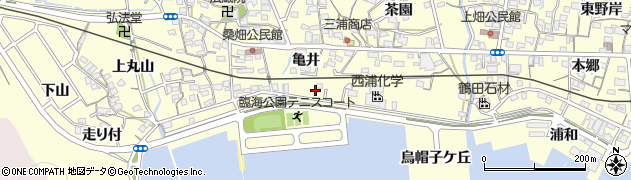 愛知県西尾市東幡豆町烏帽子ケ丘28周辺の地図