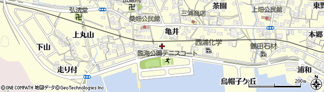 愛知県西尾市東幡豆町烏帽子ケ丘32周辺の地図