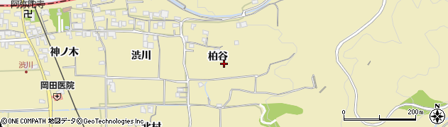京都府木津川市山城町綺田（柏谷）周辺の地図