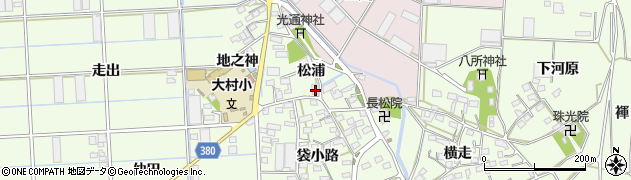 ＪＡ豊橋大村周辺の地図