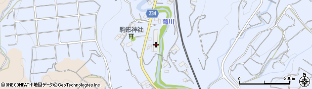 上倉沢茶農協周辺の地図