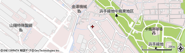兵庫県姫路市飾磨区中島3437周辺の地図