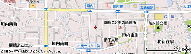 兵庫県姫路市網干区垣内中町223周辺の地図