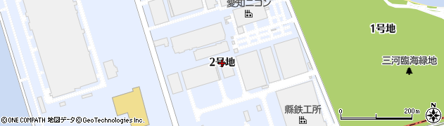 愛知県豊川市御津町佐脇浜（２号地）周辺の地図