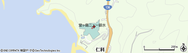 堂ヶ島ニュー銀水周辺の地図
