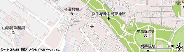 兵庫県姫路市飾磨区中島3464周辺の地図