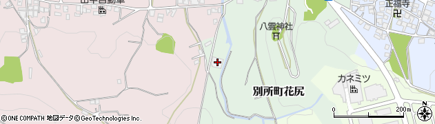 兵庫県三木市別所町花尻366周辺の地図