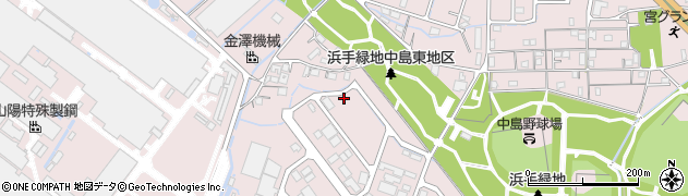 兵庫県姫路市飾磨区中島3465周辺の地図