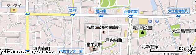 兵庫県姫路市網干区垣内中町168周辺の地図