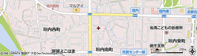 兵庫県姫路市網干区垣内南町1979周辺の地図