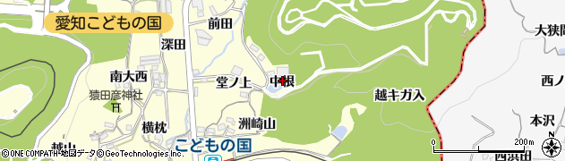 愛知県西尾市東幡豆町（中根）周辺の地図