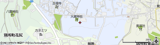 兵庫県三木市別所町西這田周辺の地図